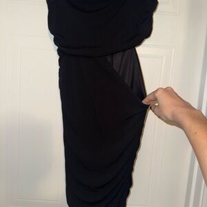 Zara Strapless Black Dress